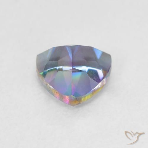Mystic Quartz Gemstone in 7 x 5.9 mm Size for Sale, Mystic Quartz Stone in Multicolor Color
