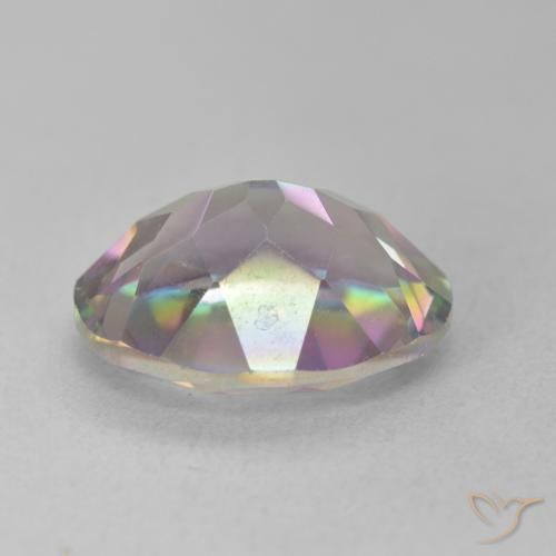 Mystic Quartz Gemstone in 13 x 11 mm (calibrated) Size for Sale, Mystic Quartz Stone in Multicolor Color
