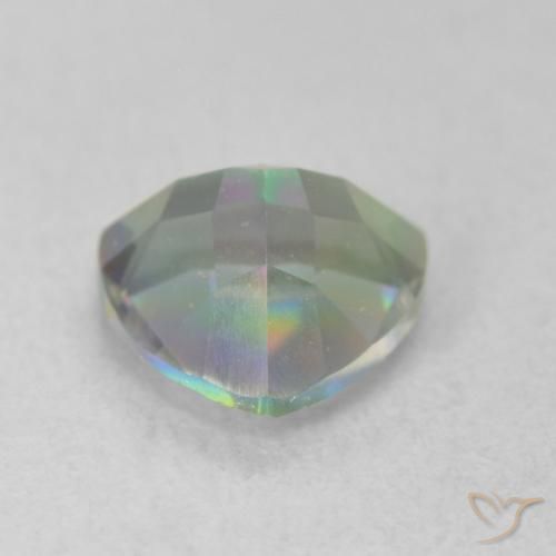Mystic Quartz Gemstone in 7 x 7 mm (calibrated) Size for Sale, Mystic Quartz Stone in Multicolor Color