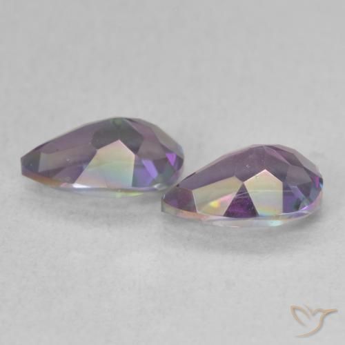 Mystic Quartz Gemstones in 7 x 5 mm (calibrated) Size for Sale, Mystic Quartz Stones in Multicolor Color
