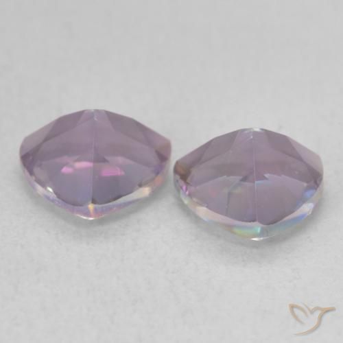 Mystic Quartz Gemstones in 6 x 6 mm (calibrated) Size for Sale, Mystic Quartz Stones in Multicolor Color