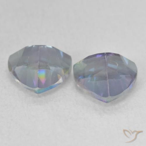 Mystic Quartz Gemstones in 6 x 6 mm (calibrated) Size for Sale, Mystic Quartz Stones in Multicolor Color