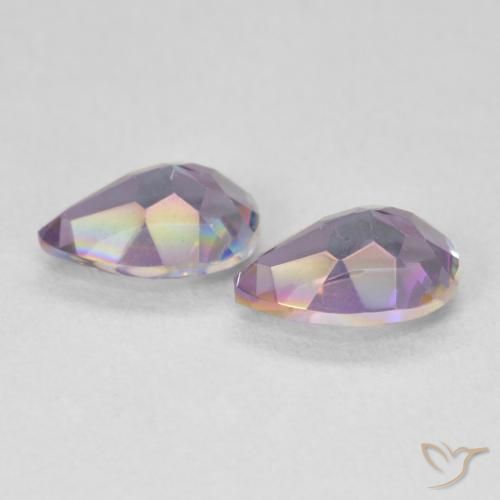 Mystic Quartz Gemstones in 7 x 5 mm (calibrated) Size for Sale, Mystic Quartz Stones in Multicolor Color