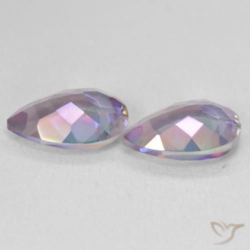 Mystic Quartz Gemstones in 10 x 7 mm (calibrated) Size for Sale, Mystic Quartz Stones in Multicolor Color