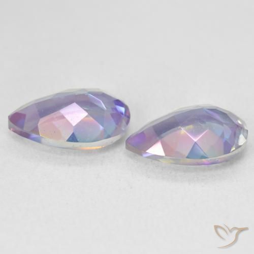 Mystic Quartz Gemstones in 10 x 7 mm (calibrated) Size for Sale, Mystic Quartz Stones in Multicolor Color