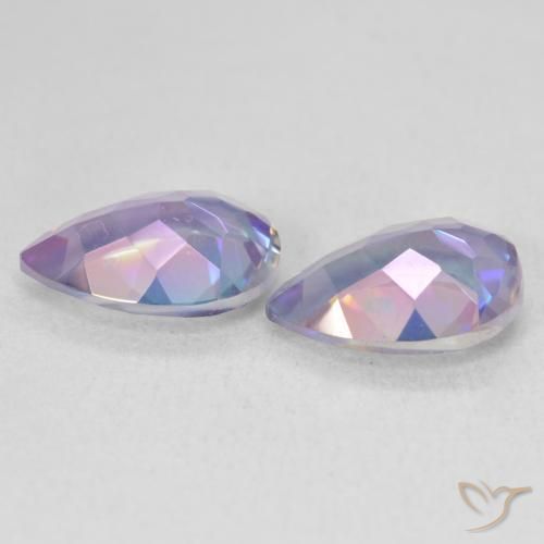 Mystic Quartz Gemstones in 10 x 7 mm (calibrated) Size for Sale, Mystic Quartz Stones in Multicolor Color