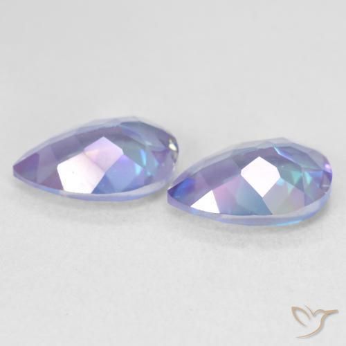 Mystic Quartz Gemstones in 10 x 7 mm (calibrated) Size for Sale, Mystic Quartz Stones in Multicolor Color