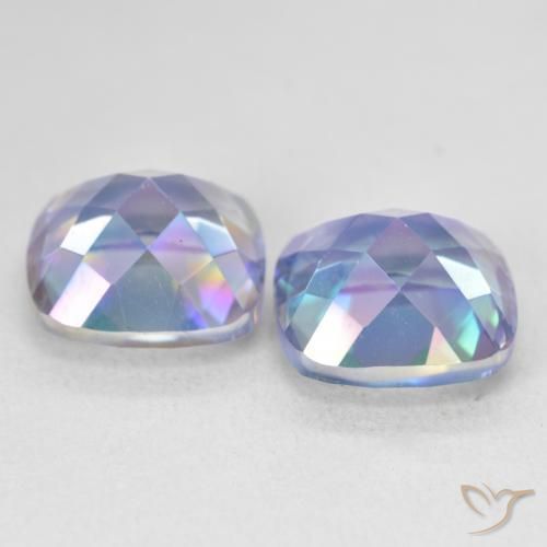 Mystic Quartz Gemstones in 10 x 10 mm (calibrated) Size for Sale, Mystic Quartz Stones in Multicolor Color