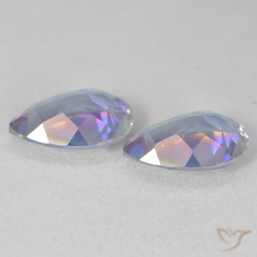 Mystic Quartz Gemstones in 10 x 7 mm (calibrated) Size for Sale, Mystic Quartz Stones in Multicolor Color