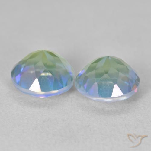 Mystic Quartz Gemstones in 8 mm (calibrated) Size for Sale, Mystic Quartz Stones in Multicolor Color