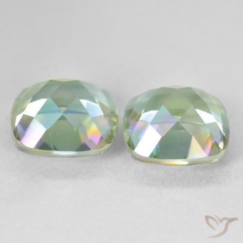 Mystic Quartz Gemstones in 10 x 10 mm (calibrated) Size for Sale, Mystic Quartz Stones in Multicolor Color