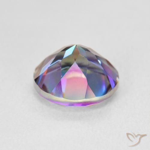 Mystic Quartz Gemstone in 10 mm (calibrated) Size for Sale, Mystic Quartz Stone in Multicolor Color
