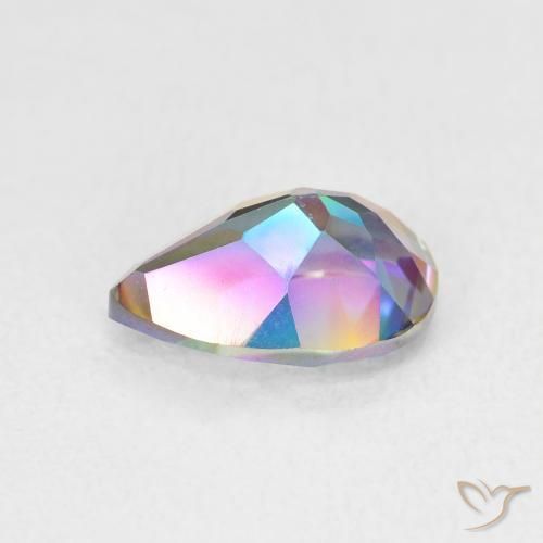 Mystic Quartz Gemstone in 10 x 7 mm (calibrated) Size for Sale, Mystic Quartz Stone in Multicolor Color