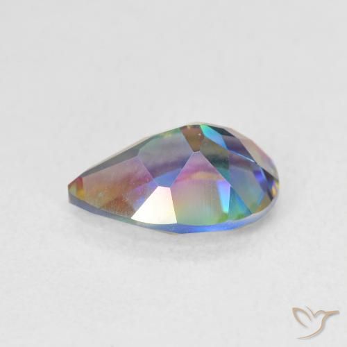 Mystic Quartz Gemstone in 10 x 7 mm (calibrated) Size for Sale, Mystic Quartz Stone in Multicolor Color