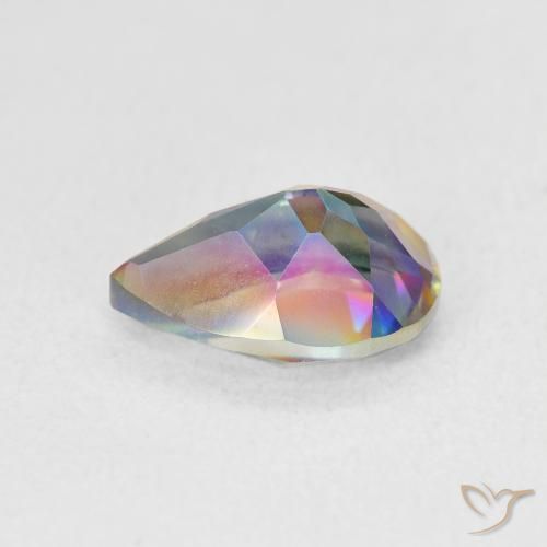 Mystic Quartz Gemstone in 10 x 7 mm (calibrated) Size for Sale, Mystic Quartz Stone in Multicolor Color