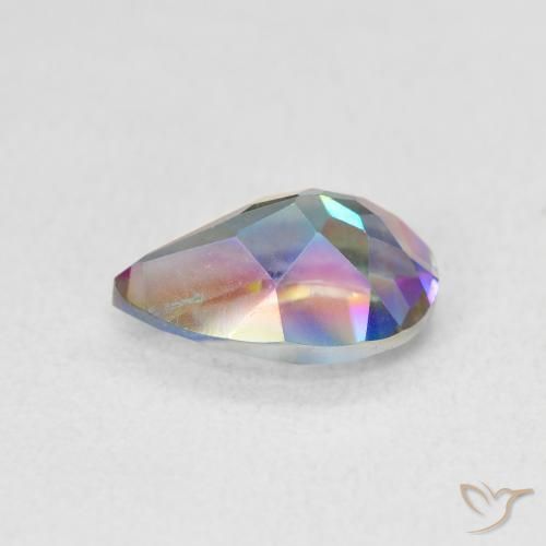 Mystic Quartz Gemstone in 10 x 7 mm (calibrated) Size for Sale, Mystic Quartz Stone in Multicolor Color