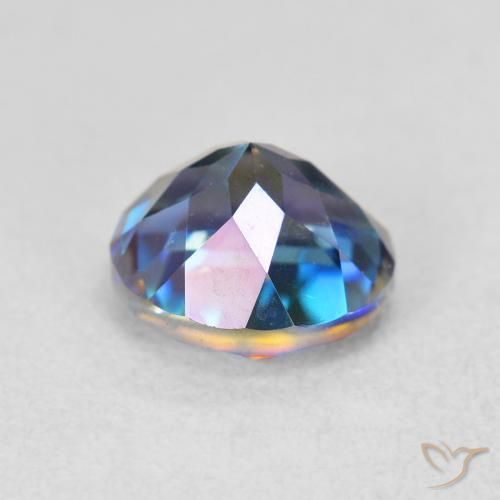Mystic Quartz Gemstone in 8 mm (calibrated) Size for Sale, Mystic Quartz Stone in Multicolor Color