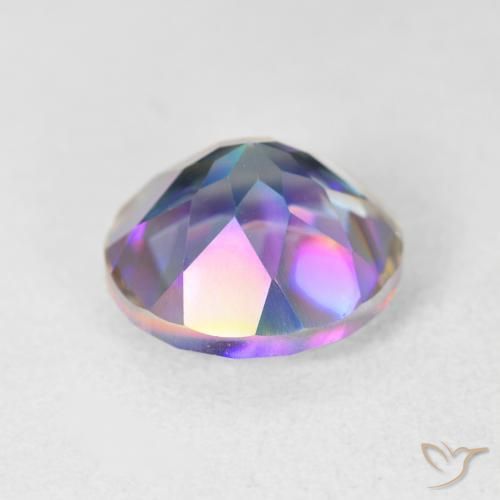 Mystic Quartz Gemstone in 10 mm (calibrated) Size for Sale, Mystic Quartz Stone in Multicolor Color