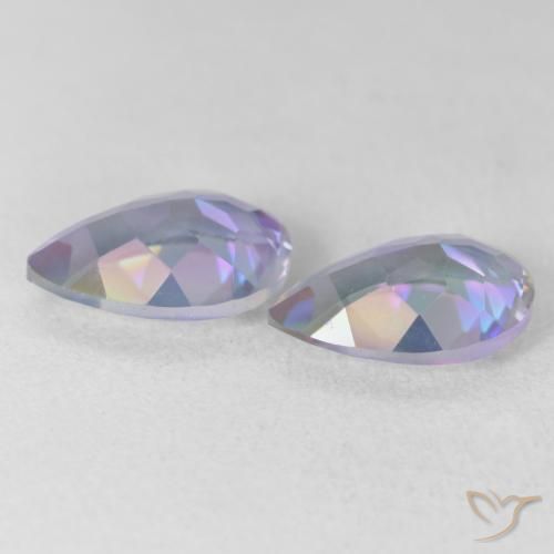 Mystic Quartz Gemstones in 10 x 7 mm (calibrated) Size for Sale, Mystic Quartz Stones in Multicolor Color