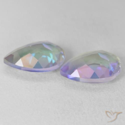 Mystic Quartz Gemstones in 10 x 7 mm (calibrated) Size for Sale, Mystic Quartz Stones in Multicolor Color