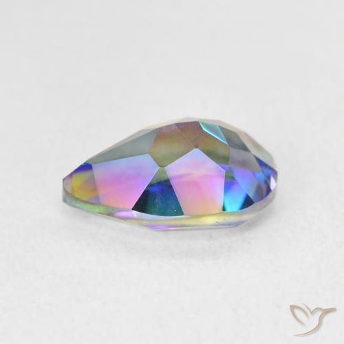 Mystic Quartz Gemstone in 10 x 7 mm (calibrated) Size for Sale, Mystic Quartz Stone in Multicolor Color