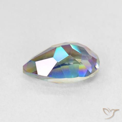 Mystic Quartz Gemstone in 10 x 7 mm (calibrated) Size for Sale, Mystic Quartz Stone in Multicolor Color
