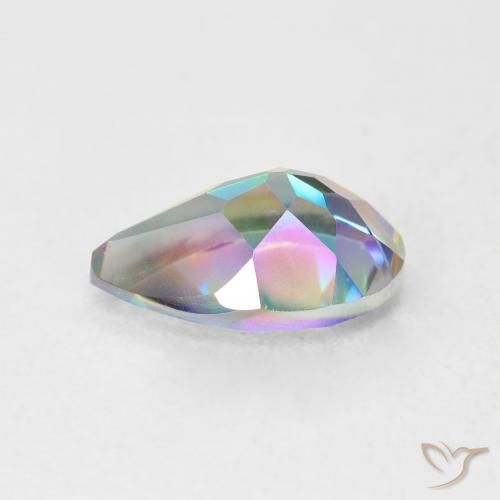 Mystic Quartz Gemstone in 10 x 7 mm (calibrated) Size for Sale, Mystic Quartz Stone in Multicolor Color