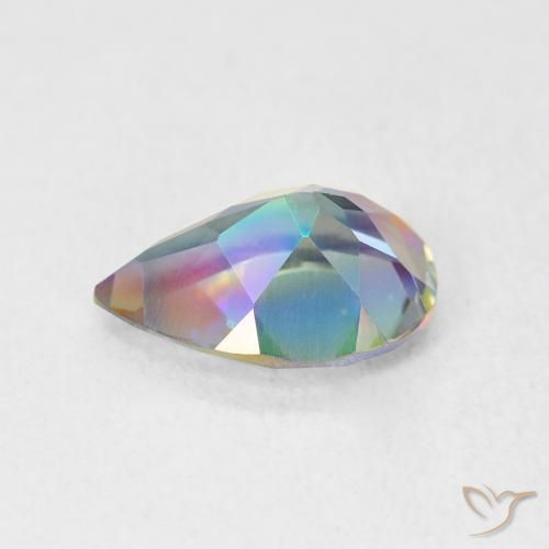 Mystic Quartz Gemstone in 10 x 7 mm (calibrated) Size for Sale, Mystic Quartz Stone in Multicolor Color