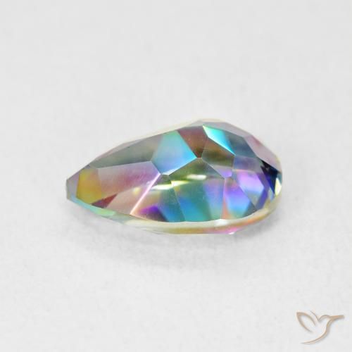 Mystic Quartz Gemstone in 10 x 7 mm (calibrated) Size for Sale, Mystic Quartz Stone in Multicolor Color