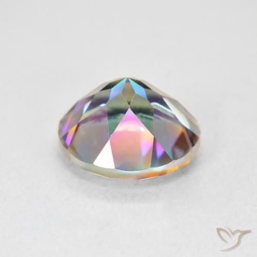 Mystic Quartz Gemstone in 10 mm (calibrated) Size for Sale, Mystic Quartz Stone in Multicolor Color