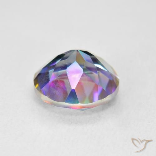 Mystic Quartz Gemstone in 10 mm (calibrated) Size for Sale, Mystic Quartz Stone in Multicolor Color