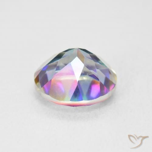 Mystic Quartz Gemstone in 10 mm (calibrated) Size for Sale, Mystic Quartz Stone in Multicolor Color