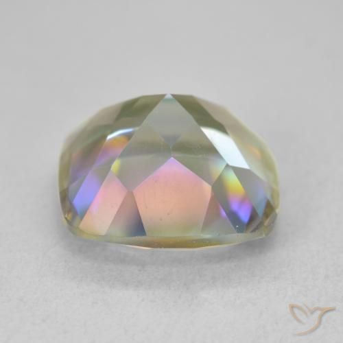 Mystic Quartz Gemstone in 12 x 12 mm (calibrated) Size for Sale, Mystic Quartz Stone in Multicolor Color