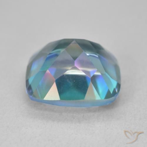 Mystic Quartz Gemstone in 12 x 12 mm (calibrated) Size for Sale, Mystic Quartz Stone in Multicolor Color