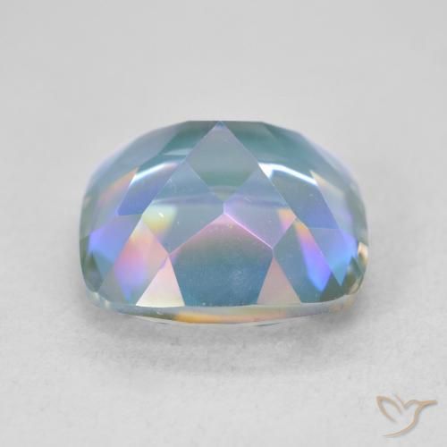 Mystic Quartz Gemstone in 12 x 12 mm (calibrated) Size for Sale, Mystic Quartz Stone in Multicolor Color