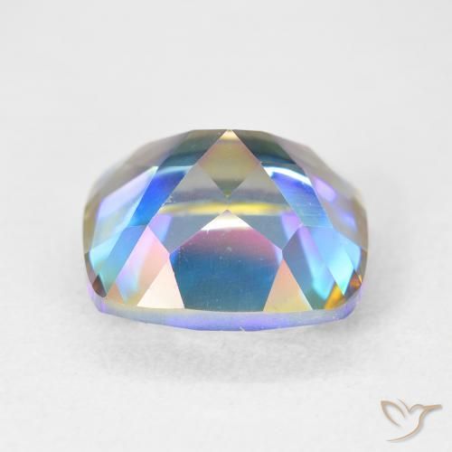 Mystic Quartz Gemstone in 12 x 12 mm (calibrated) Size for Sale, Mystic Quartz Stone in Multicolor Color