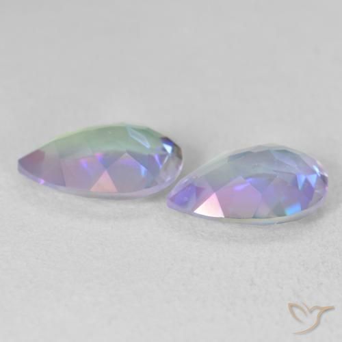 Mystic Quartz Gemstones in 10 x 7 mm (calibrated) Size for Sale, Mystic Quartz Stones in Multicolor Color