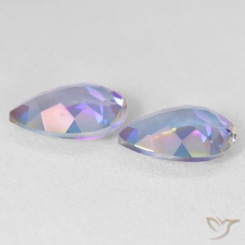 Mystic Quartz Gemstones in 10 x 7 mm (calibrated) Size for Sale, Mystic Quartz Stones in Multicolor Color