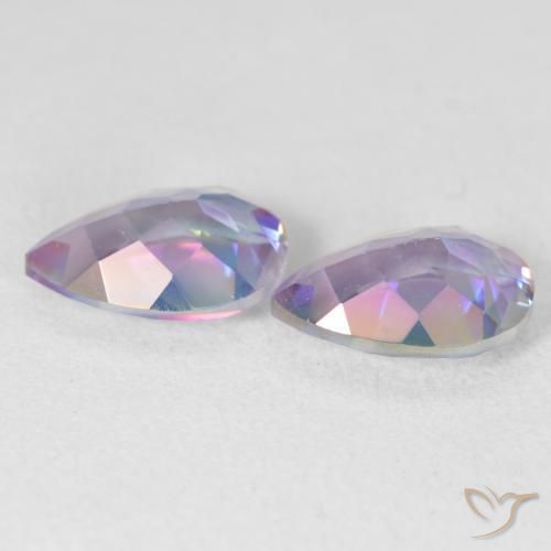 Mystic Quartz Gemstones in 10 x 7 mm (calibrated) Size for Sale, Mystic Quartz Stones in Multicolor Color