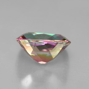Mystic Topaz Gemstone in 11.9 x 10.1 mm Size for Sale, Mystic Topaz Stone in Top Rainbow Color