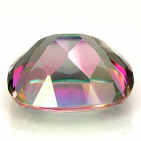 Mystic Topaz Gemstone in 12.1 x 10.2 mm Size for Sale, Mystic Topaz Stone in Top Rainbow Color
