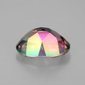 Mystic Topaz Gemstone in 9 x 7 mm (calibrated) Size for Sale, Mystic Topaz Stone in Top Rainbow Color