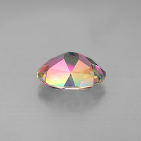Mystic Topaz Gemstone in 9 x 7 mm (calibrated) Size for Sale, Mystic Topaz Stone in Top Rainbow Color