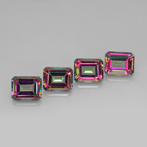 16.61 ct Multicolor Mystic Topaz Stone, Natural Mystic Topaz in Octagon Facet Shape for Sale