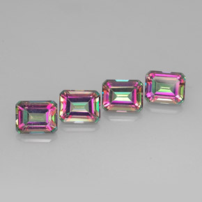 17.38 ct Multicolor Mystic Topaz Stone, Natural Mystic Topaz in Octagon Facet Shape for Sale