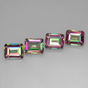 15.81 ct Multicolor Mystic Topaz Stone, Natural Mystic Topaz in Octagon Facet Shape for Sale