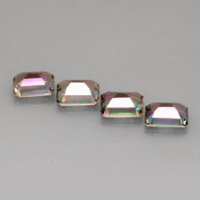 Mystic Topaz Gemstone in 10 x 8 mm (calibrated) Size for Sale, Mystic Topaz Stone in Top Rainbow Color