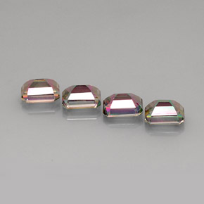 Mystic Topaz Gemstone in 9 x 7 mm (calibrated) Size for Sale, Mystic Topaz Stone in Top Rainbow Color