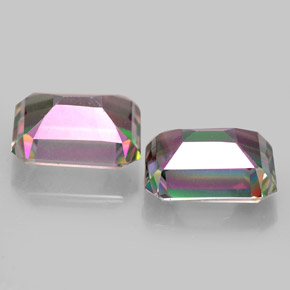 Mystic Topaz Gemstone in 9 x 7 mm (calibrated) Size for Sale, Mystic Topaz Stone in Top Rainbow Color