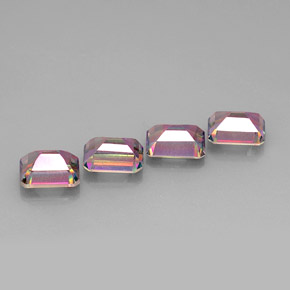 Mystic Topaz Gemstone in 9 x 7 mm (calibrated) Size for Sale, Mystic Topaz Stone in Top Rainbow Color